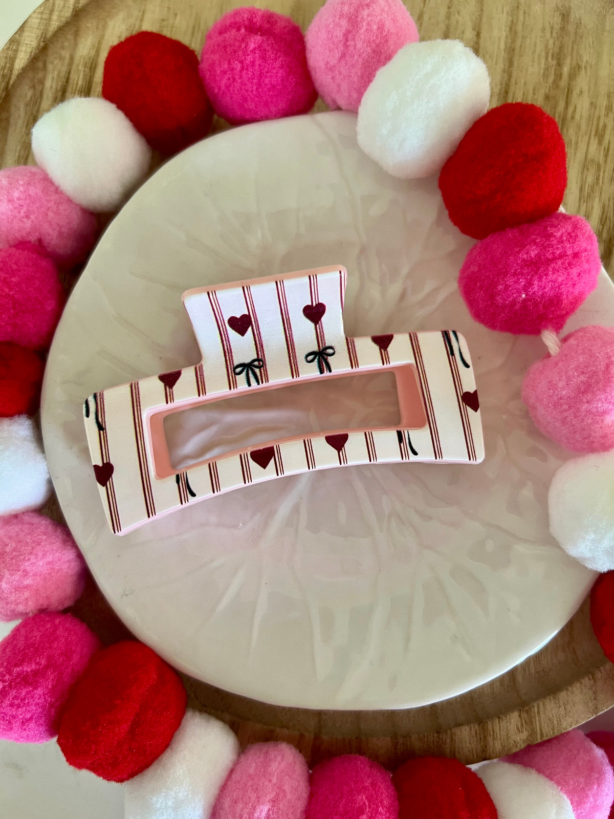 Valentine’s Claw Clip
