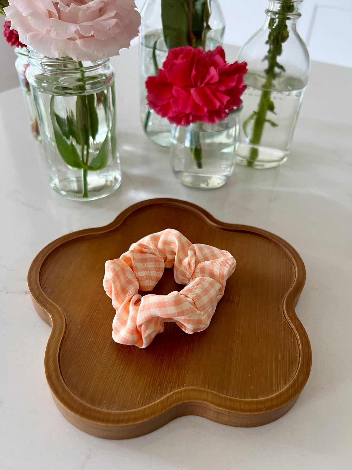 Gingham Scrunchie