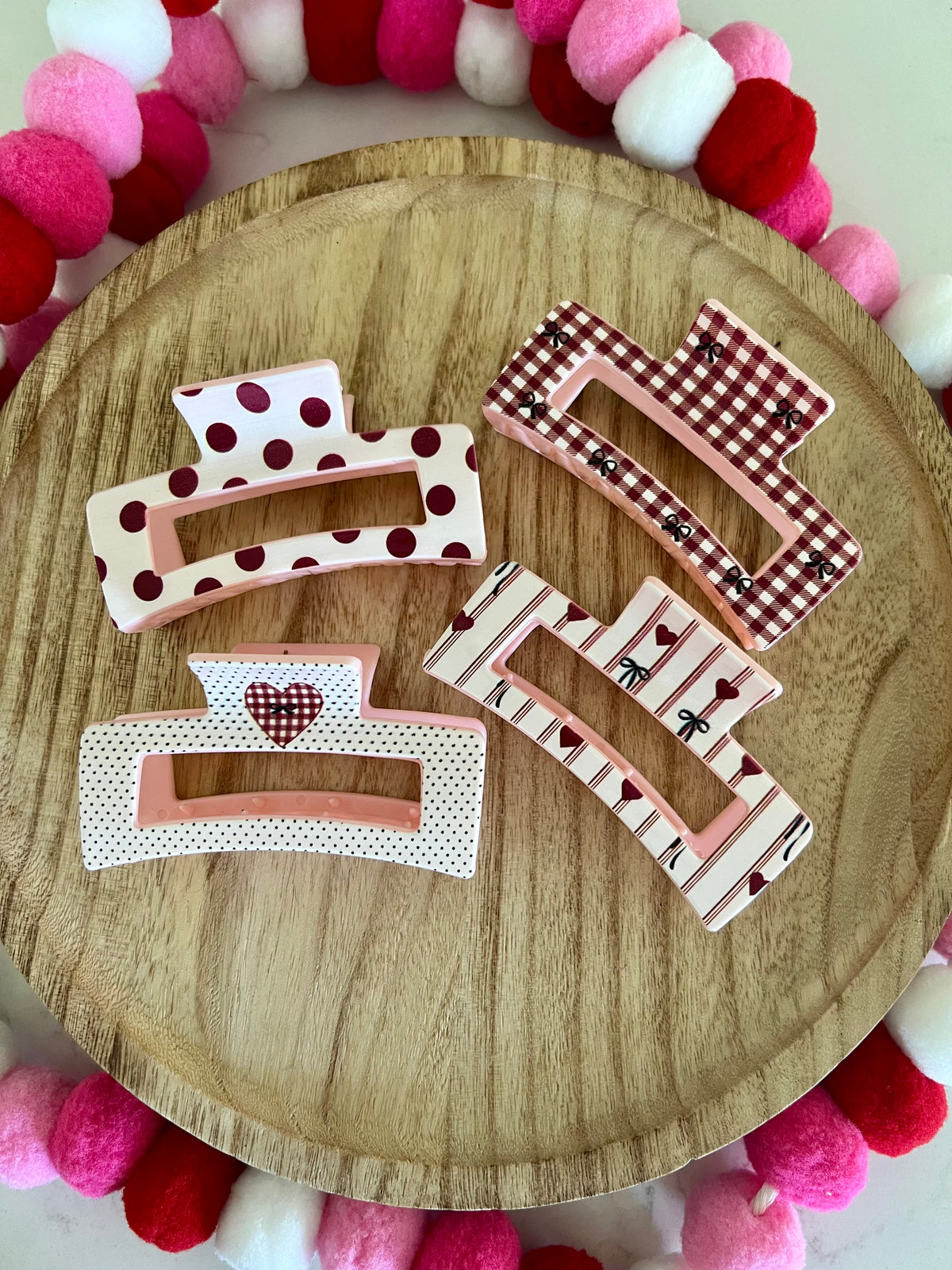 Valentine’s Claw Clip