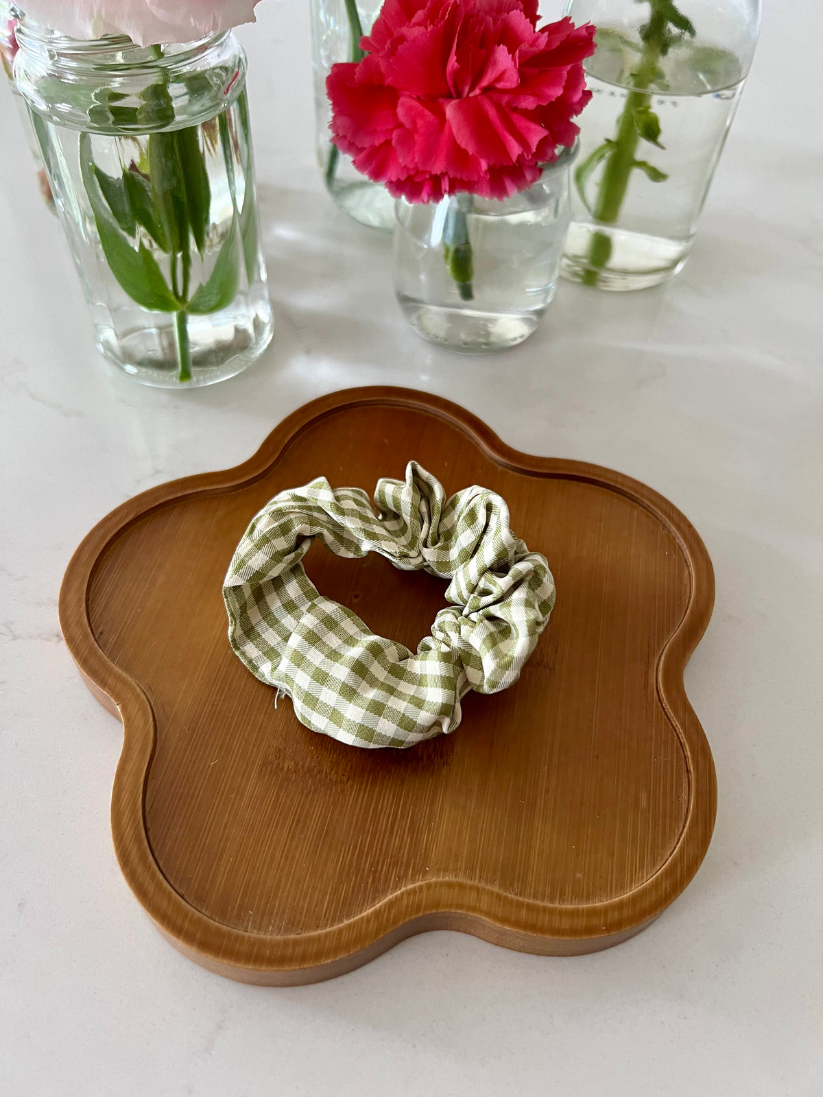 Gingham Scrunchie
