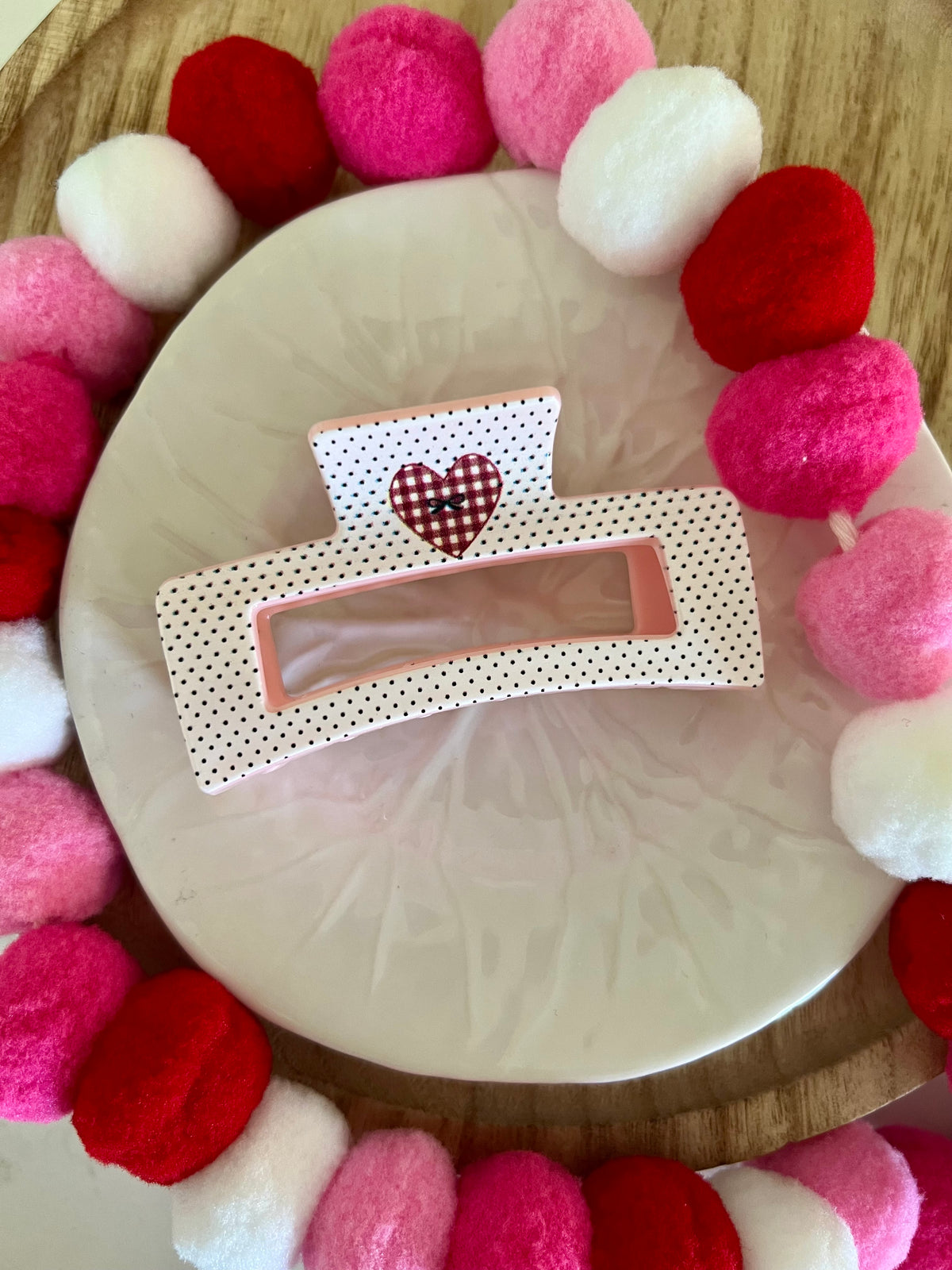 Valentine’s Claw Clip