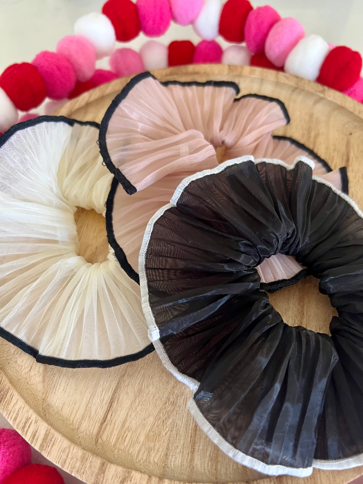 Pleated Scrunchie
