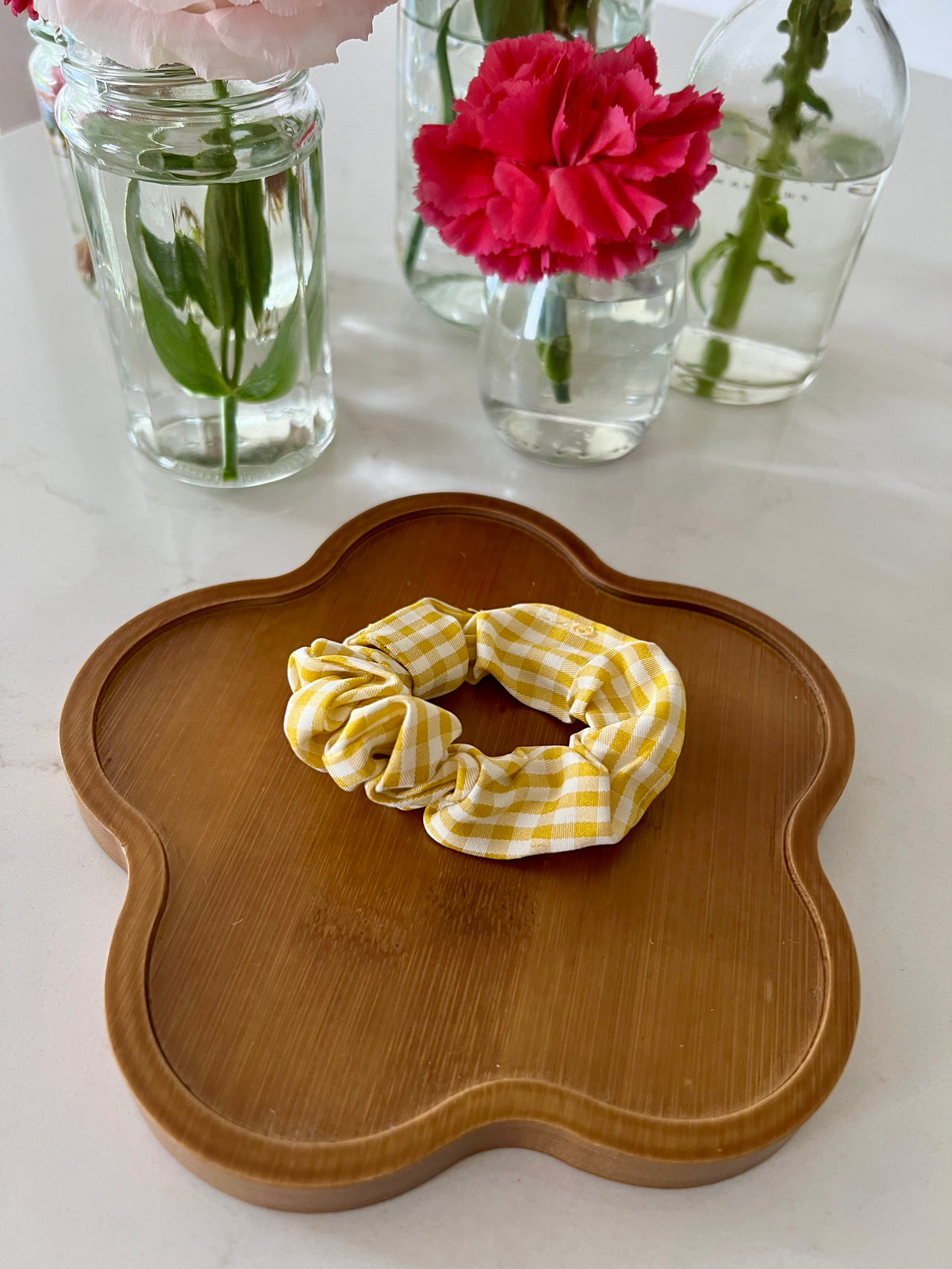 Gingham Scrunchie